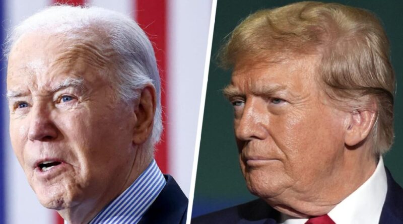 Biden and Trump election debate