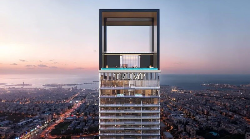 Trump Tower Dubai concept design with sky pool